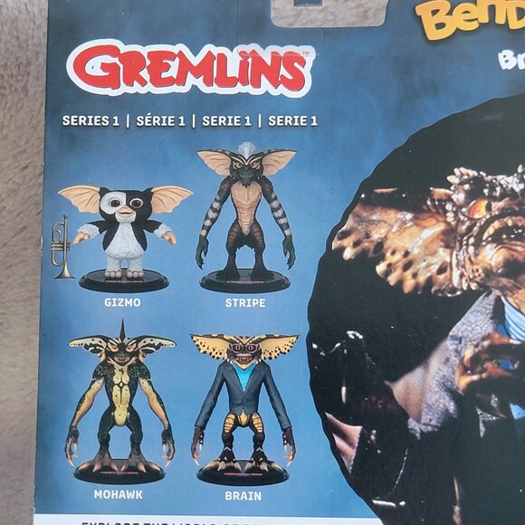 BendyFigs Gremlins Brain Figure Series 1 Noble Collection Toylectible NEW - Picture 7 of 7